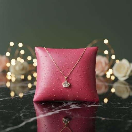 Princess Pendant Chain - Rose Gold